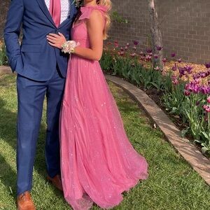 Pink Dillards Prom Dress